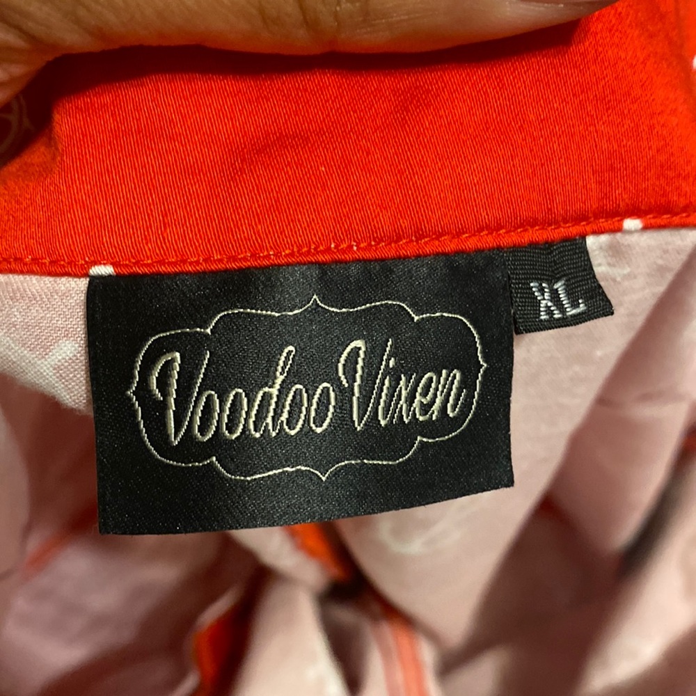 Voodoo vixen xl sailor shorts red high waist